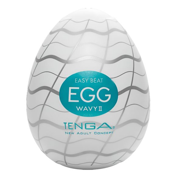 TENGA Egg Wavy II - Textured Personal Massager (1pc)