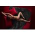 Liberator Fascinator Throw - Black Microfiber Intimacy Blanket