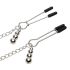 Fifty Shades of Grey - Silver Nipple Clamps with Collar