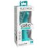 Dillio Curious Five - Silicone Dildo (15cm) - Turquoise