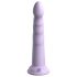 Dillio Slim Seven - Purple Suction-Cup Stimulating Dildo (20cm)