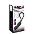 Black Velvet Perfect Fit - strap-on dildo (black)