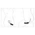 Black Velvet Perfect Fit - strap-on dildo (black)