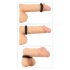 You2Toys 4in1 - Adjustable Penis & Testicle Ring Set (Natural-Black)