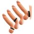 You2Toys 4in1 - Adjustable Penis & Testicle Ring Set (Natural-Black)