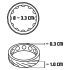 You2Toys 4in1 - Adjustable Penis & Testicle Ring Set (Natural-Black)