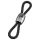 Rebel Heavy Rope - Adjustable Black Ring for Men