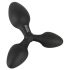 Black Velvet - Triple Pleasure Anal Plug (Black)