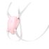 Luxury Strap-On Harness for Clitoral Vibrator (White)