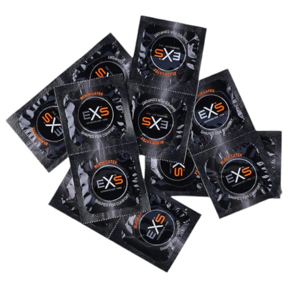 EXS Black - Latex Condoms - Black (100-pack)