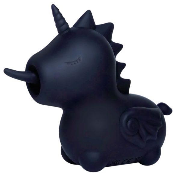 Unihorn Wild Spirit - Rechargeable Unicorn Clitoral Stimulator (Black)