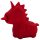 Unihorn Blaze Diablo - Rechargeable Unicorn Clitoral Vibrator (Red)
