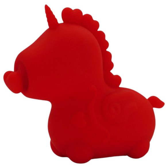 Unihorn Cupid's Beau - Rechargeable Unicorn Clitoral Vibrator (Red)