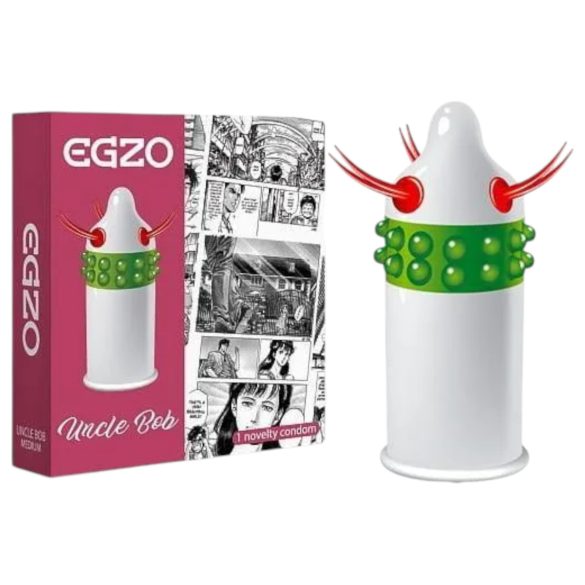 Egzo Uncle Bob – Textured & Tentacled Condom (1 piece)
