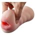 Lonely 2in1 - Artificial Vagina and Mouth Masturbator (Natural)