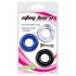 Lonely Stay Hard - Penis Ring Set - Colorful (3-piece)