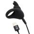 Happyrabbit Rechargeable Vibrating Penis Ring (Black)