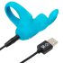 Happyrabbit Cock - Rechargeable Vibrating Ring (Blue)