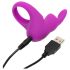 Happyrabbit Rechargeable Vibrating Ring (Purple)