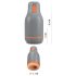 Rebel - Waterproof Grip Masturbator (Natural Gray)