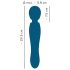 You2Toys Grande - Rechargeable Massager Vibrator (Blue)