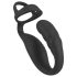 Rebel – Prostate Vibrator with Penis and Testicle Ring (Black)