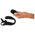 Rebel – Prostate Vibrator with Penis and Testicle Ring (Black)