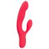 Smile Thumping Rabbit - Rechargeable 3-Motor Vibrator (Red)