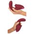 Javida - 3-in-1 Tongue Vibrator (Red)