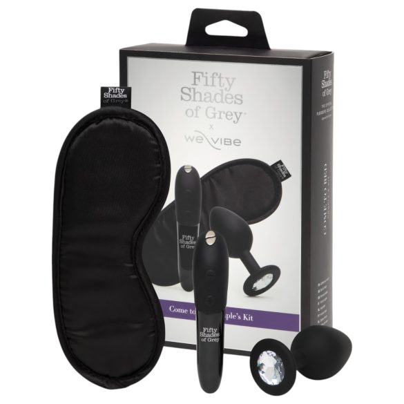 Fifty Shades of Grey - Come to Bed Set - 3 Pieces (Black)