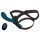 You2Toys - Strap-On Vibrator Set (Black-Blue)