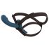 You2Toys - Strap-On Vibrator Set (Black-Blue)