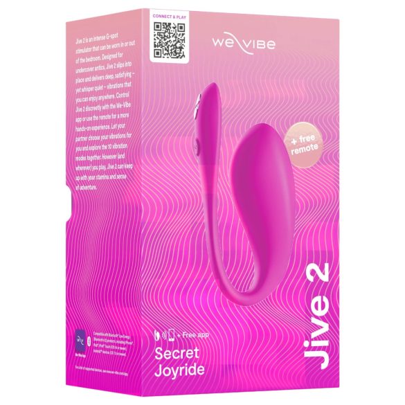We-Vibe Jive 2 - Rechargeable Smart Vibrating Egg (Pink)
