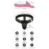 You2Toys - Strap-On Vibrator Set (Red)