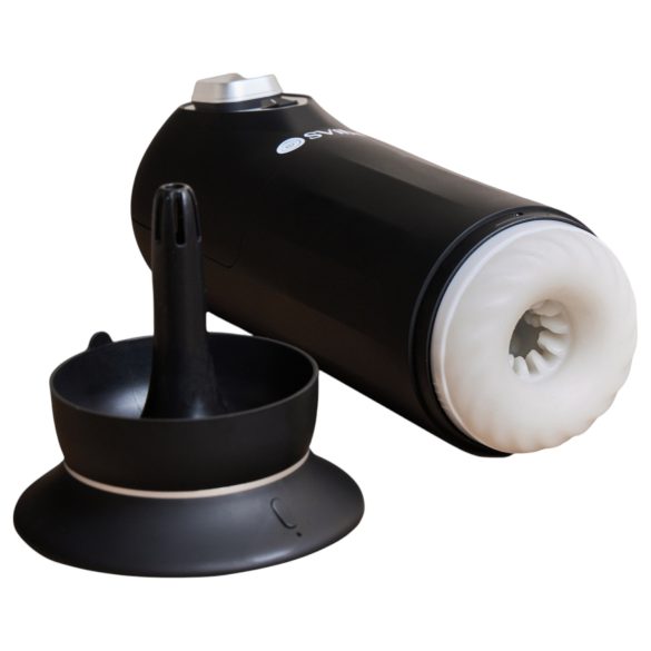 Snail Vibe Jet - Thrusting & Warming Black Masturbator