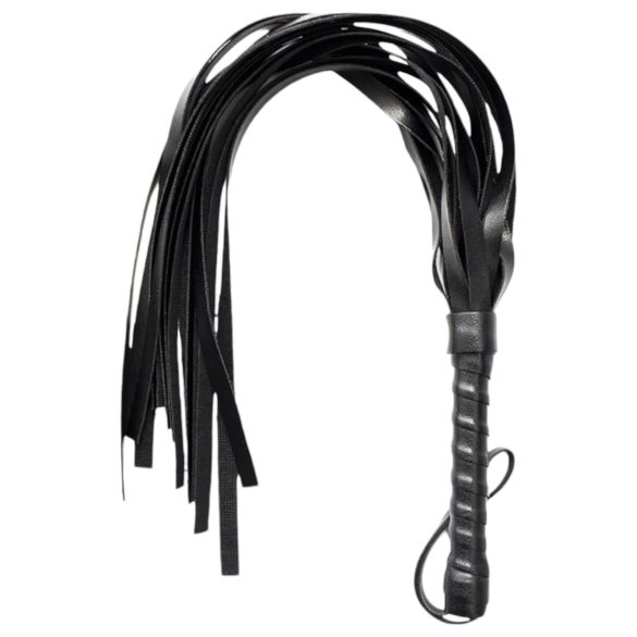 Faux Leather Whip - Black (16.5 inches)