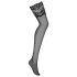 Obsessive 810-STO-1 - Black Lace Top Stockings - L/XL