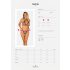 Obsessive Xenita - Sheer Patterned Bra Set (Gray)