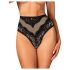 Obsessive Olvidia - Black Floral Lace Trim Panties
