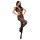 Livco Tubiana - Striped Openwork Bodysuit (Black) - Sizes S-L