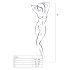 Passion BS019 - White Mesh Set - S-L