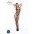 Passion BS034 - Rosy Vine Fishnet Set (Black) - S-L