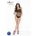 Passion BS035 - Strappy Open Net Bodysuit (Black) - Sizes S-L