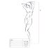 Passion BS036 - Rosy Open-Front Jumpsuit (Red) - Sizes S-L