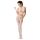 Passion BS048 - White Open-Net Bodysuit with Neck Strap (S-L)
