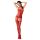 Passion BS050 - Heart & Floral Lace Set (Red) - S-L