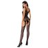 Passion BS057 - Zigzag Fishnet Set (Black) - Sizes S-L