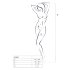 Passion BS060 - White Diamond Mesh Set (S-L)