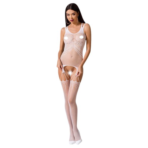 Passion BS070 - Double-Strap Mesh Set (White) - Sizes S-L