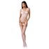 Passion BS070 - Double-Strap Mesh Set (White) - Sizes S-L